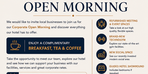 You’re Invited – Local Corporate Open Morning at Knowsley Inn & Lounge