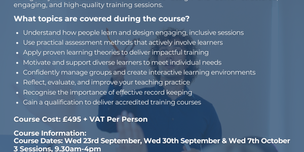 Level 3 Education and Training Sept 2026