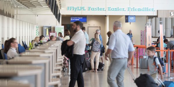 Passengers at check in