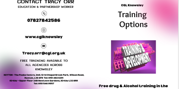 Change, Grow, Live – Training Options