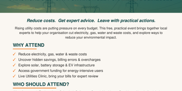 TCD Energy Event Update- REDUCING BUSINESS UTILITY COSTS & ENVIRONMENTAL IMPACT