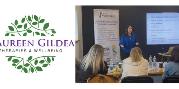 Working Well Delivers Impactful Session Managing Stress and Anxiety by Maureen Gildea Therapies & Wellbeing