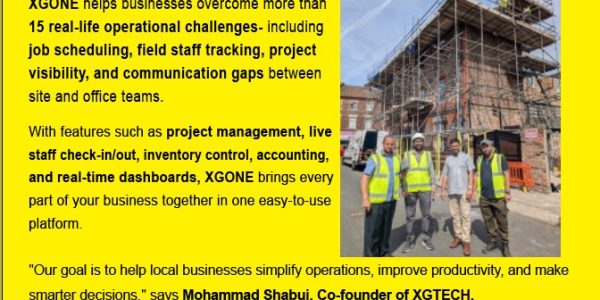 XGONE flyer newsletter