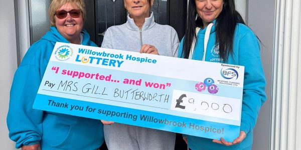 Huyton Supporter Celebrates Special Willowbrook Hospice Surprise